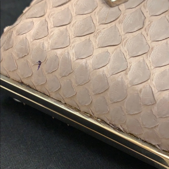 CHANEL PYTHON BOX CLUTCH - Picture 5 of 8